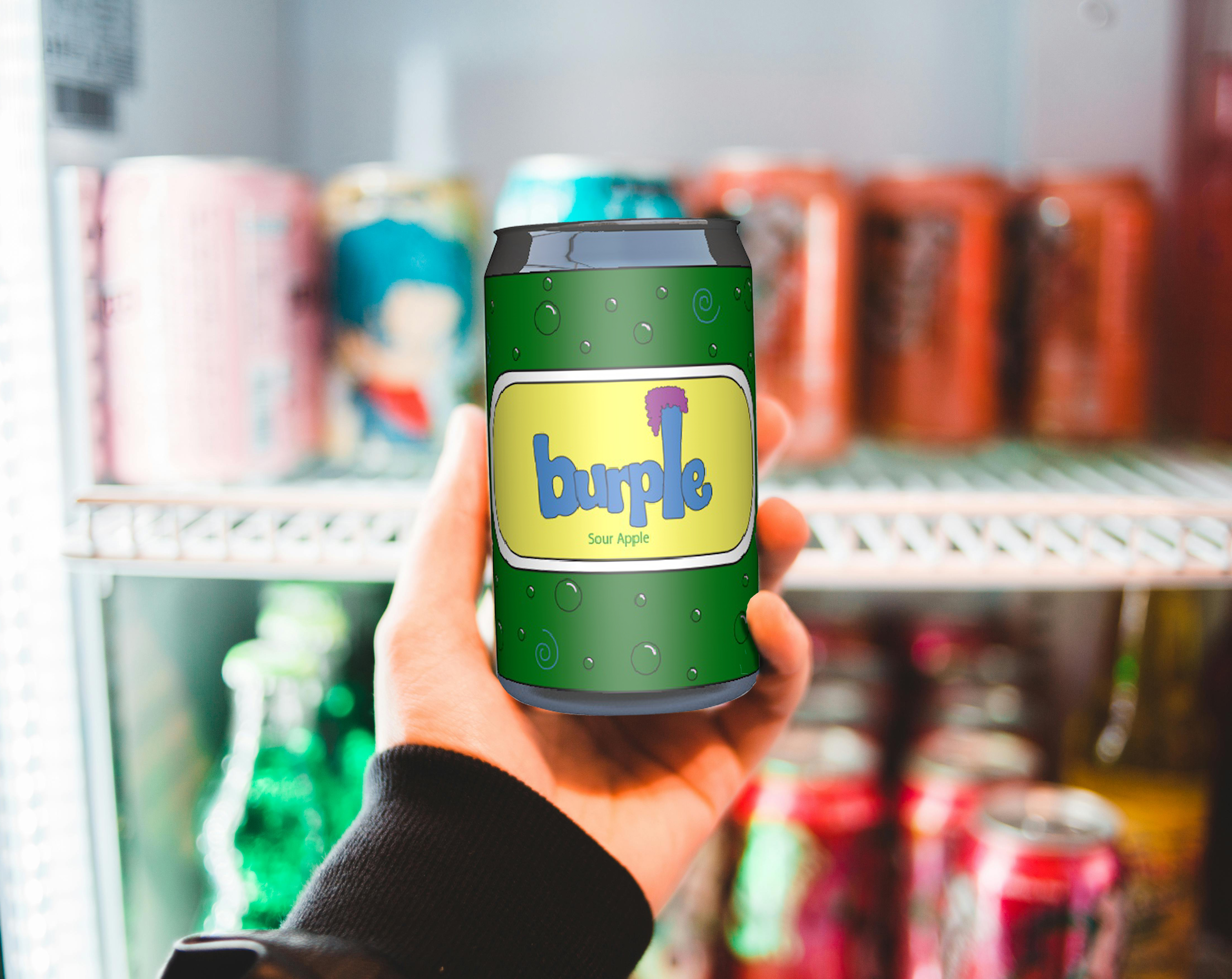 Burple Re-brand shop mockup